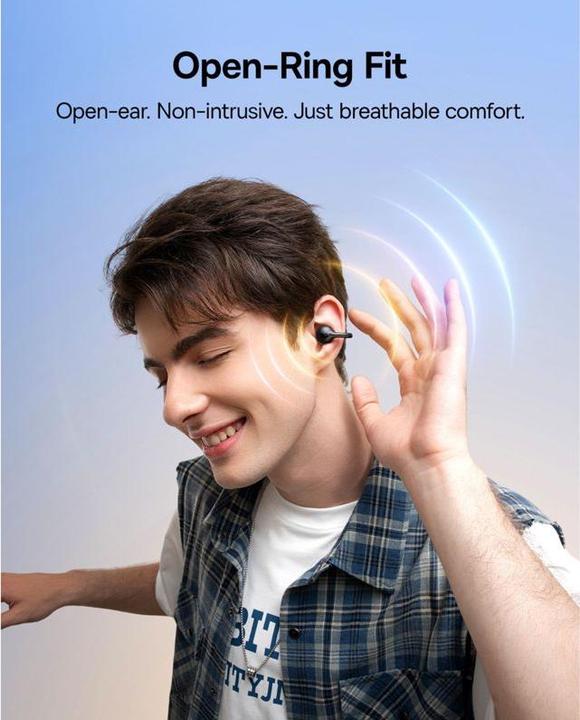 Immagine prodotto Baseus Auricolari Bass BC1 Open-Ear TWS Bl (7.50 h, Senza fili)