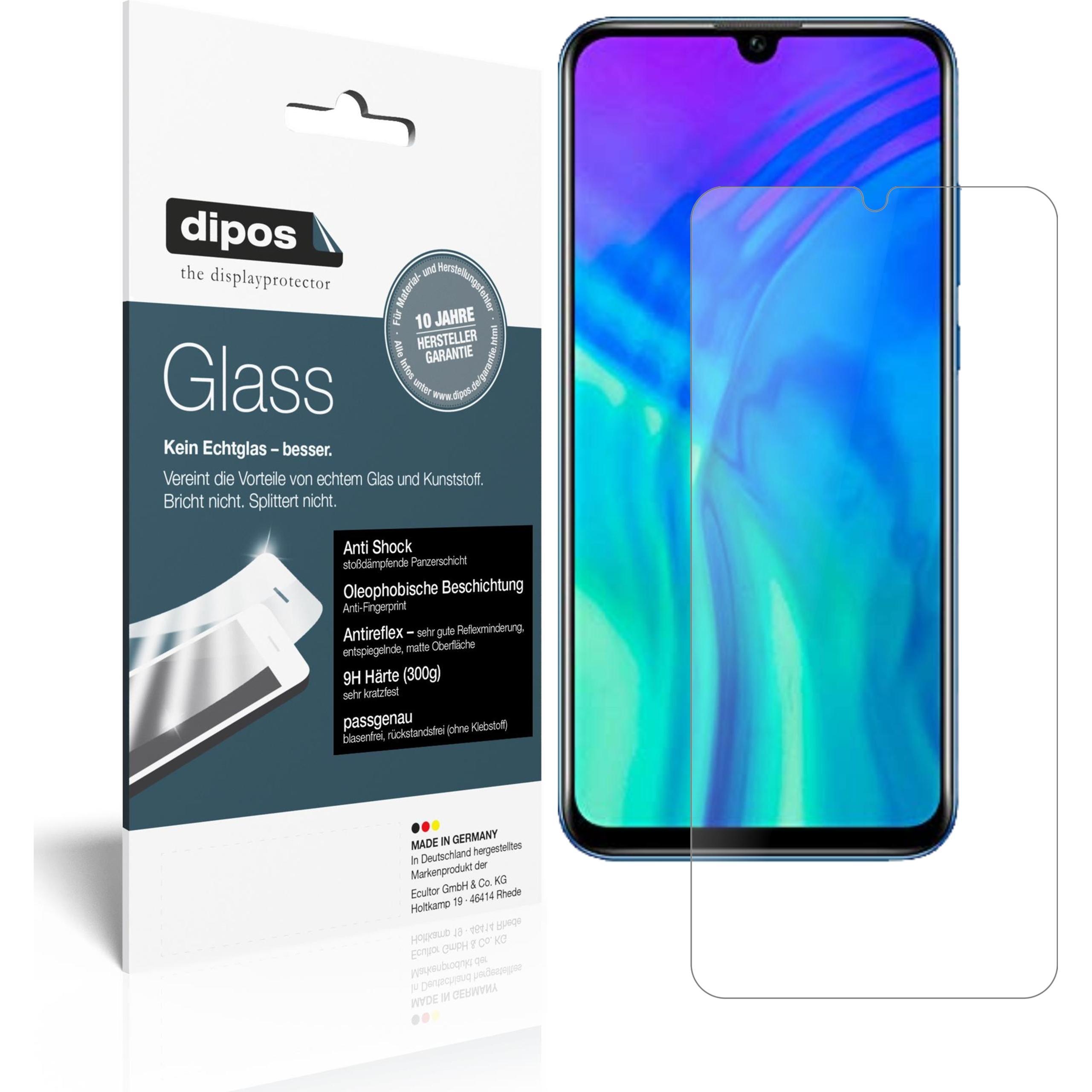 Dipos Displayschutz Anti-Shock (2 Stück, Honor 20 Lite), Smartphone Schutzfolie, Transparent