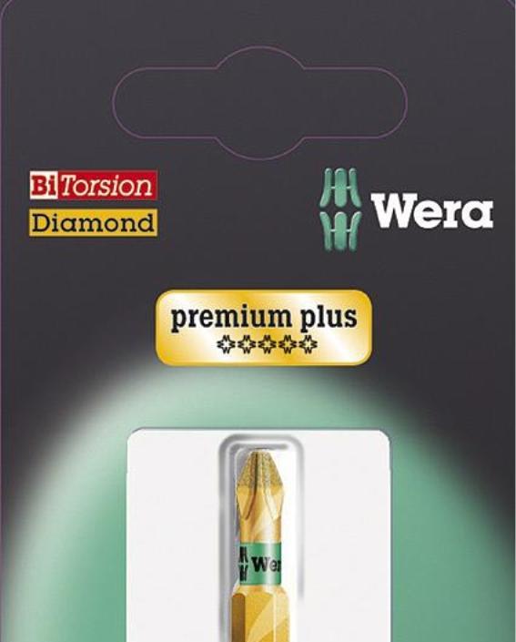 Actual product image Wera 851/1 BDC PH 3 x 25 mm SB (Cross Phillips PH)