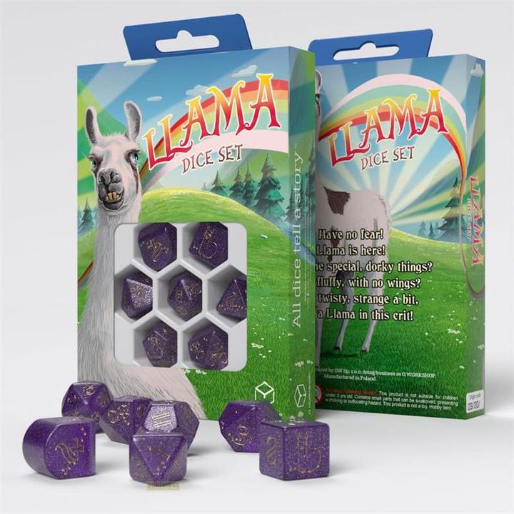 Image du produit Q Workshop Llama Dice Set: Zippy