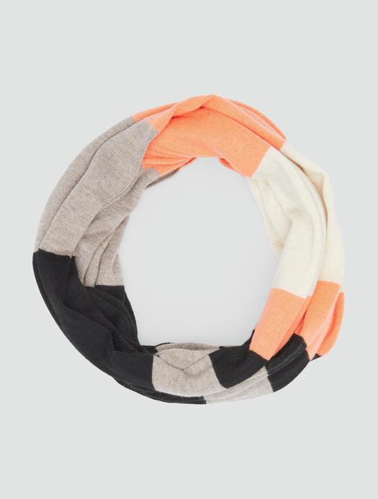 Image du produit s.Oliver Snood Gestreifter Loop-Schal aus Wollmix