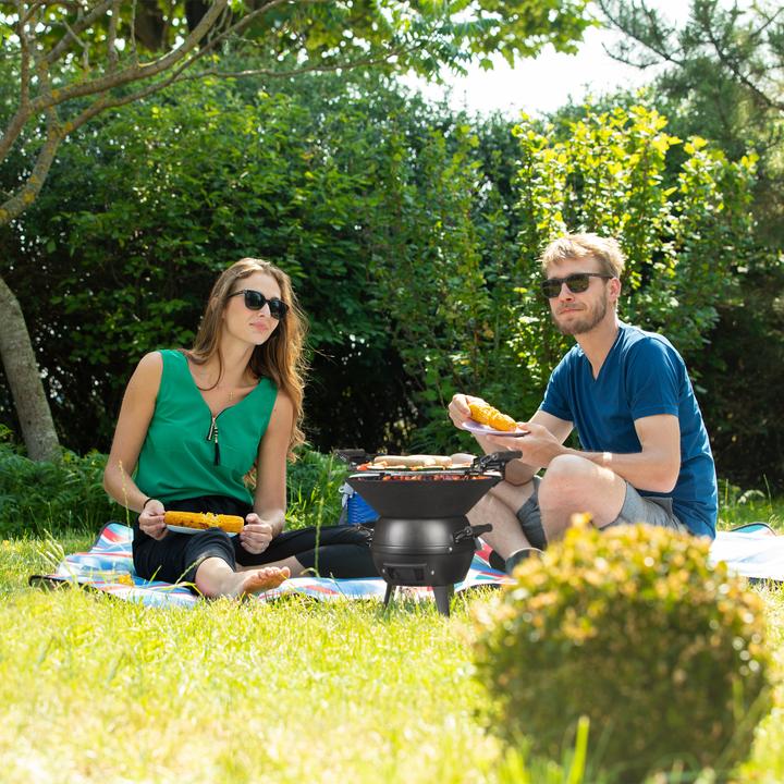 Image du produit Relaxdays Barbecue tonneau (35 cm)