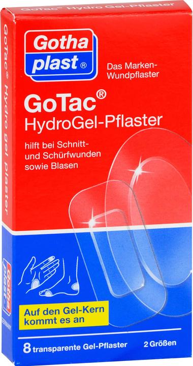 Produktbild Gothaplast GoTac Hydro Gel-Pflaster, 8 St. Pflaster (8 x)