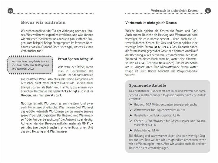 Immagine prodotto Energie sparen - Tipps und Tricks für Haushalt, Heizung, Auto u.v.m. Mit Checklisten für (Tedesco, Alexander Rudow, 2022)