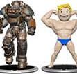 Produktbild Toynk Toys Fallout Minifiguren 2er-Pack Set E Raider & Vault Boy (Strong) 7 cm
