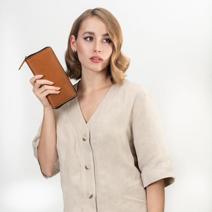 Produktbild Farmhood Memphis Geldbörse RFID Schutz Leder 19.5 cm