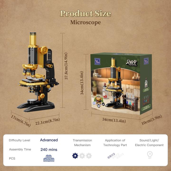 Image du produit Pantasy Original Bauset Retro-Mikroskop