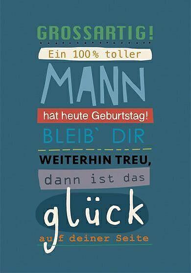 Produktbild Edition Gollong Doppelkarte. Zum Geburtstag (Schrift)
