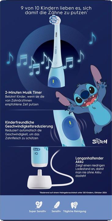 Produktbild Oral-B iO Kids Stitch Elektrische Zahnbürste (Oszillierende Zahnbürste)
