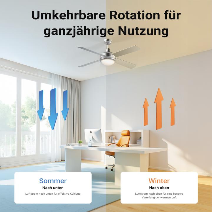 Actual product image Wiltec Ceiling fan (50 dB)