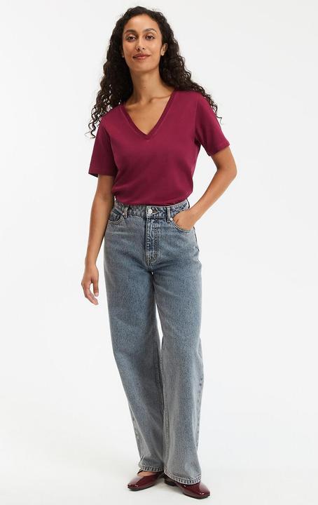 Immagine prodotto La Redoute Collections T-Shirt mit V-Ausschnitt (XS)