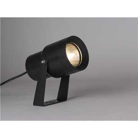 Csdk SL Projektør Spot It L Sort 15°, DIP-Kelvin 3000K/4000K, 2100lm, 25W, IP67, 2m gummikabel. Indbygget fa, Beamer