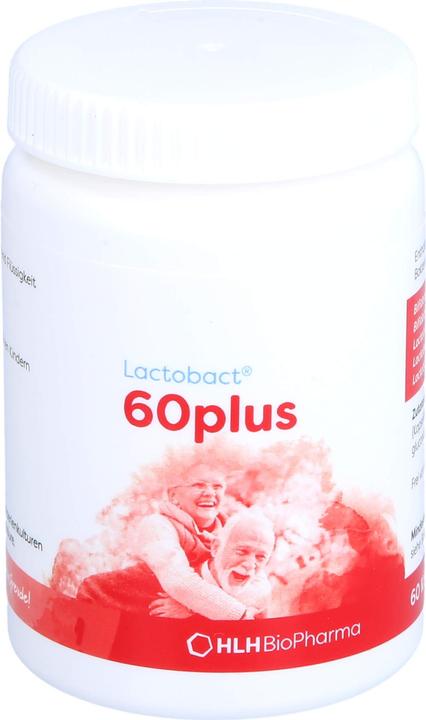 Actual product image Lactobact 60plus capsule (60 Piece, Capsules, 21 g)