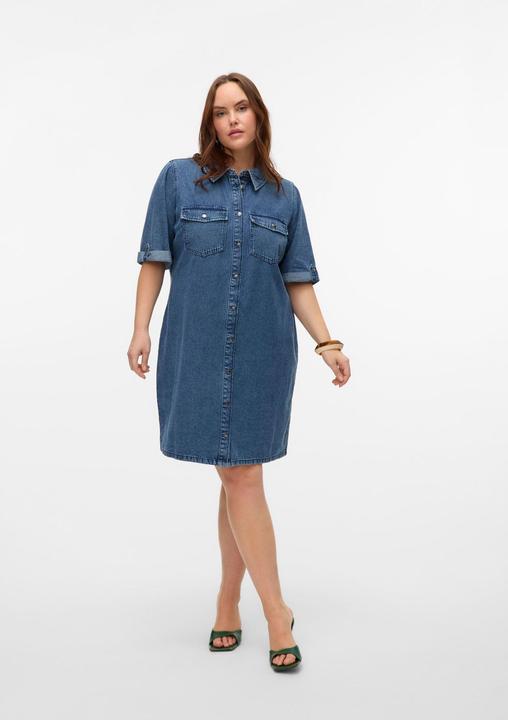 Produktbild Vero Moda VMCJENNIE Kurzes Kleid Jeanskleid (50)