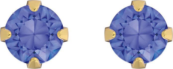 Studex Sensitive Ohrstecker Tiffany Saphir 5 mm (Edelstahl)
