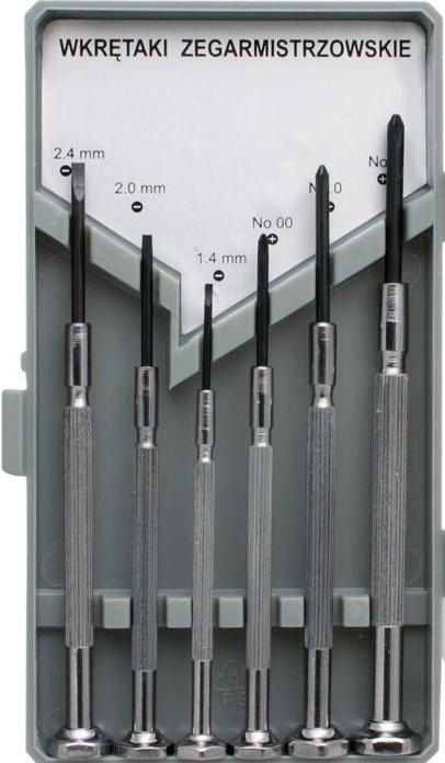 Immagine prodotto Proline 10229 Cacciavite per orologi in Ni-Cr-Mo, set di 6 pezzi