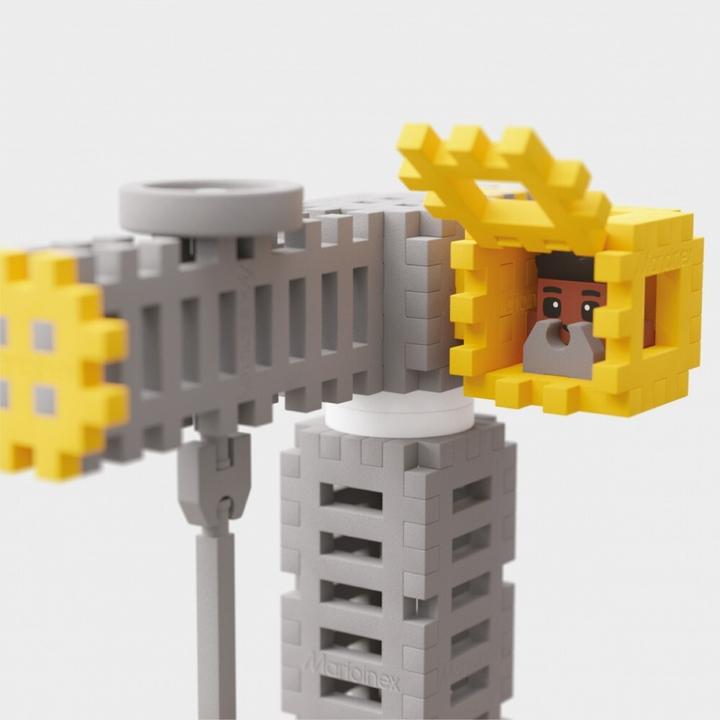 Actual product image Marioinex constructor "Mini waffle blocks City Port 248" (cod. 629)