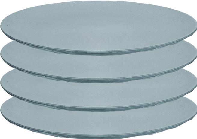 Produktbild Koziol Speiseteller Club 4 Stück, Blau (4x, 26 cm)