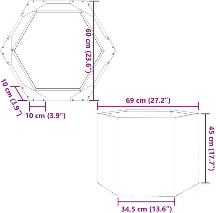 Produktbild vidaXL Pflanzkübel