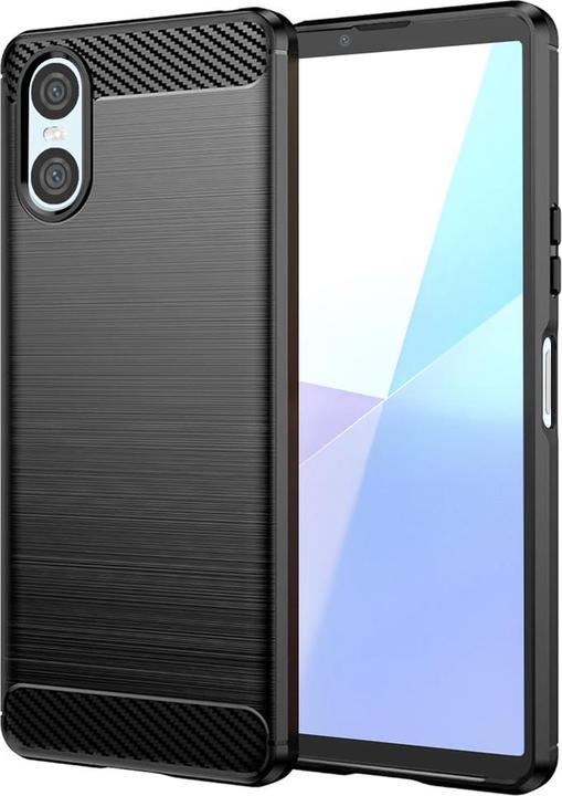 Image du produit Techsuit - Carbon Silicone - Sony Xperia 10 VI - Black (Sony Xperia 10 VI)