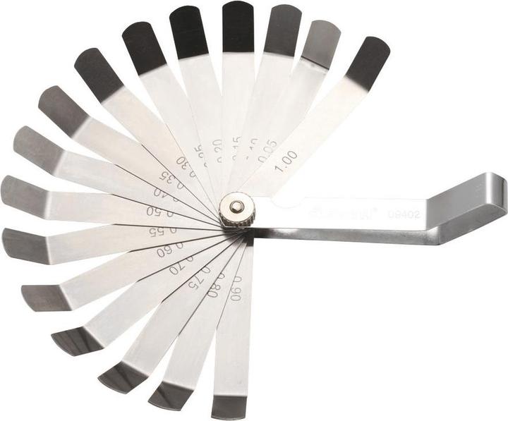 Actual product image SATA 16PC FEELER GAUGES SET 0.05-1.00MM (7.50 cm)