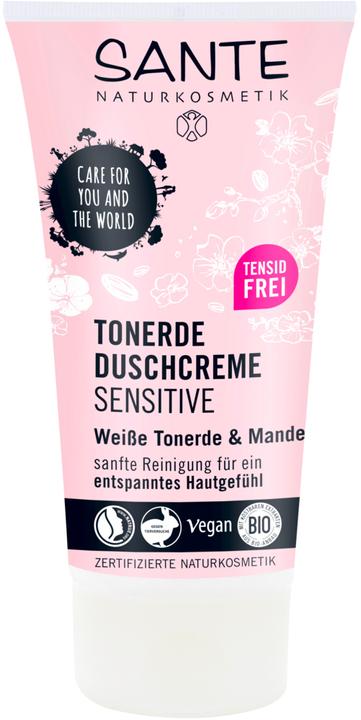 Produktbild Sante Tonerde Duschcreme Sensitive Weisse Tonerde & Mandelblüten (150 ml)