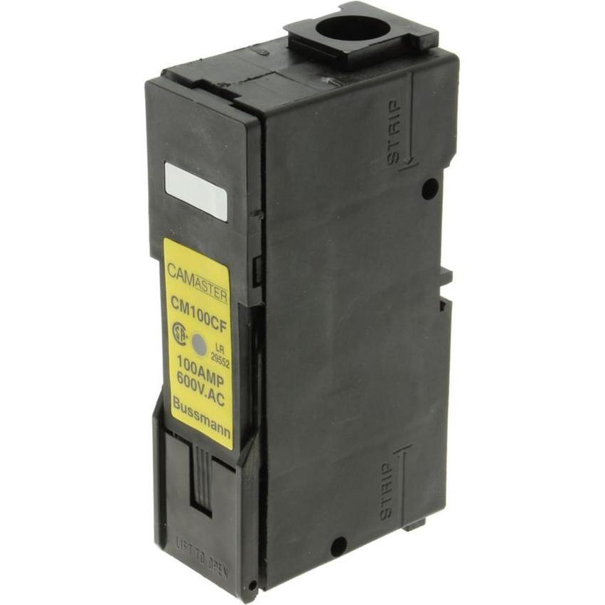 5x Eaton, Sicherung, Sicherungshalter, Niederspannung, 100 A, AC 690 V, HRCII-MISC, 1P, CSA, schwarz, 35 mm DIN-Schienen...
