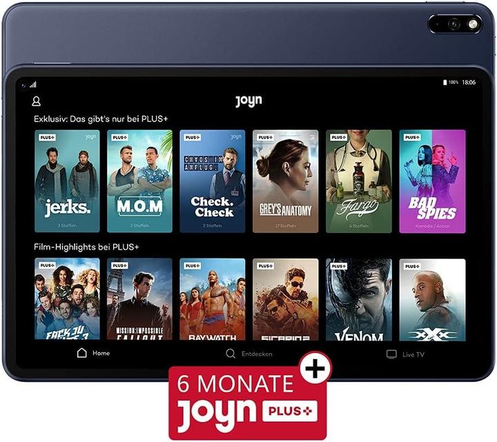 Actual product image Huawei MatePad Pro 108 WiFi 8 128 GB 30 months warranty (WLAN only, 10.80", 128 GB, Midnight Gray)