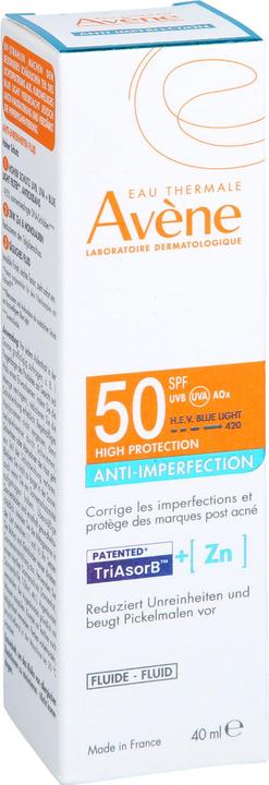 Produktbild Avène Anti-Imperfection Fluid LSF 50, 40 ml Lösung (Sonnencreme Gesicht, SPF 50, 40 ml)