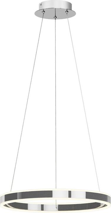 Image du produit Lucande Lyani Lampe à suspendre Ø50 Chrome/White (1800 lm)