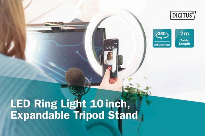 Produktbild Digitus SMZ Ringlicht mit Ständer (Ringlicht)