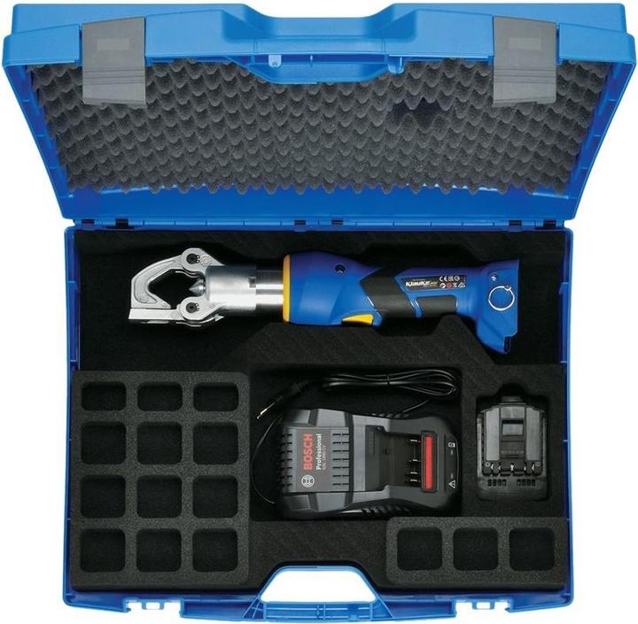 Actual product image Klauke KLA EKM60IDCFB Mini+ Identcrimp Folding Head Next Gen. 10-240qmm Bosch Battery