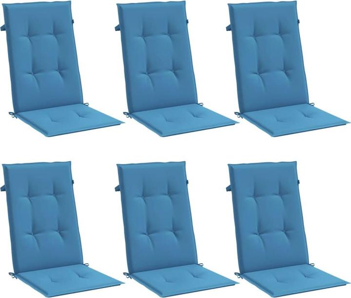 Produktbild VidaXL Hochlehner-Auflagen 2 Stk. Stoff (120 x 50 x 4 cm)