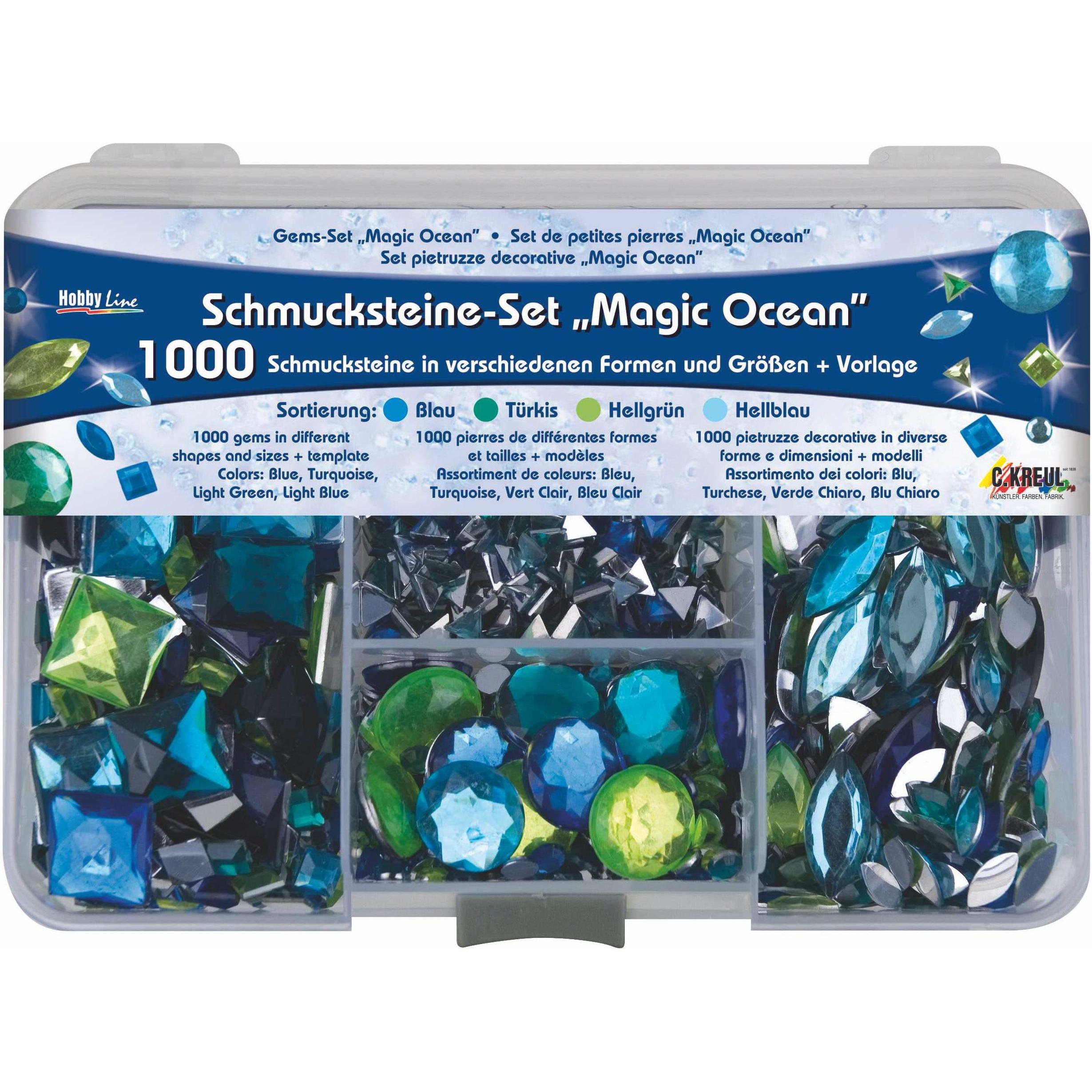 Kreul Schmucksteine Set Bunt (49644)