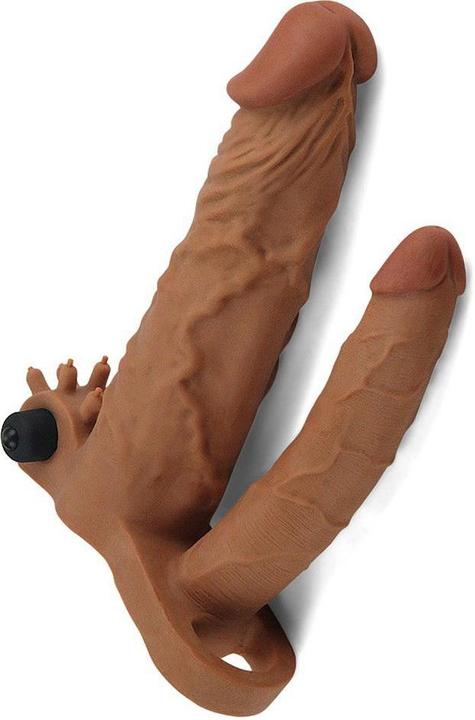 Produktbild Lovetoy Add 2"" Pleasure X Tender Vibrating Double Penis Sleeve