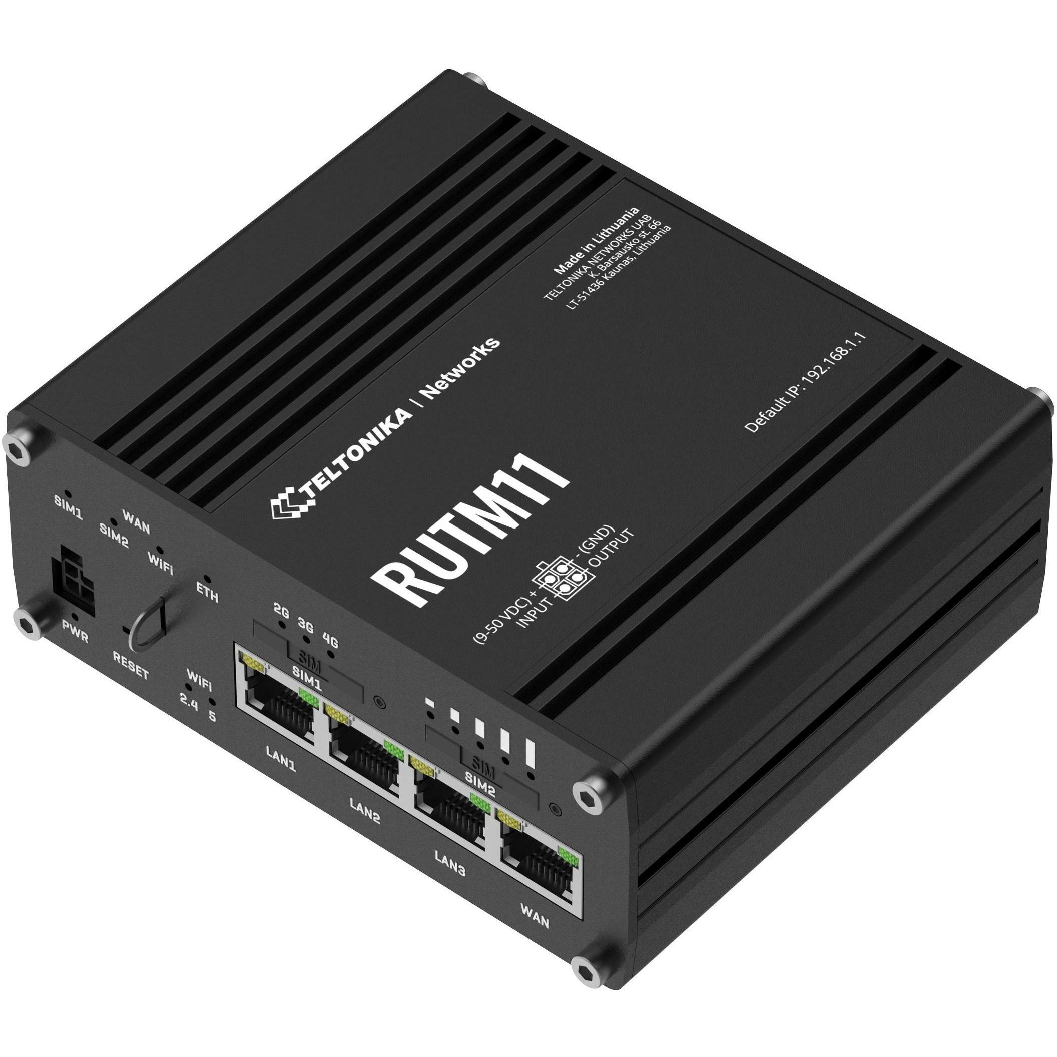 Teltonika RUTM11, Router, Schwarz