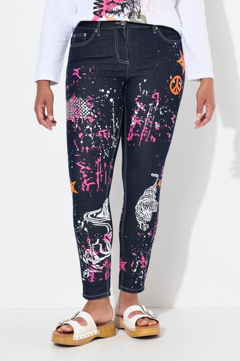 Actual product image Angel of Style Slim fit jeans with printed patterns (50)