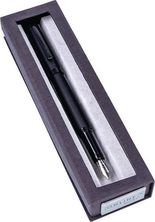 Produktbild Online Füllhalter Eleganza M 34564 Black Style, Slimsy Box (Schwarz, 1x)