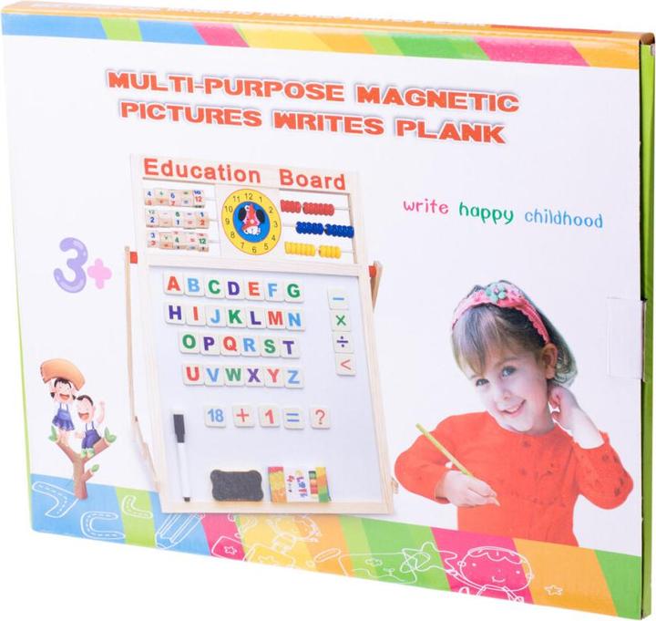 Actual product image Ikonka Magnetic abacus board + magnets 42 x 32.5 cm