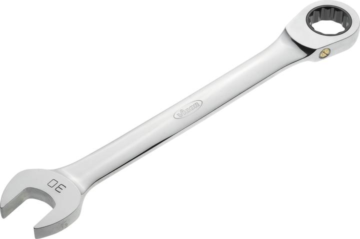 Produktbild Vigor Ratschen-Ring-Maulschlüssel ∙ lang ∙ V4965 ∙ Aussen Sechskant Profil, Aussen Doppel-Sechskant P… (30 mm)