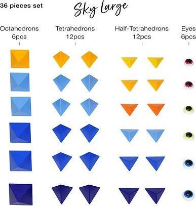 Blau, Gelb, Orange