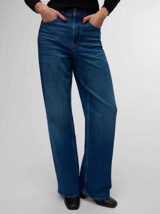 Produktbild Vero Moda VMREBECCA Super High Rise Weiter Beinschnitt Jeans Straight-Fit (W26/L32)