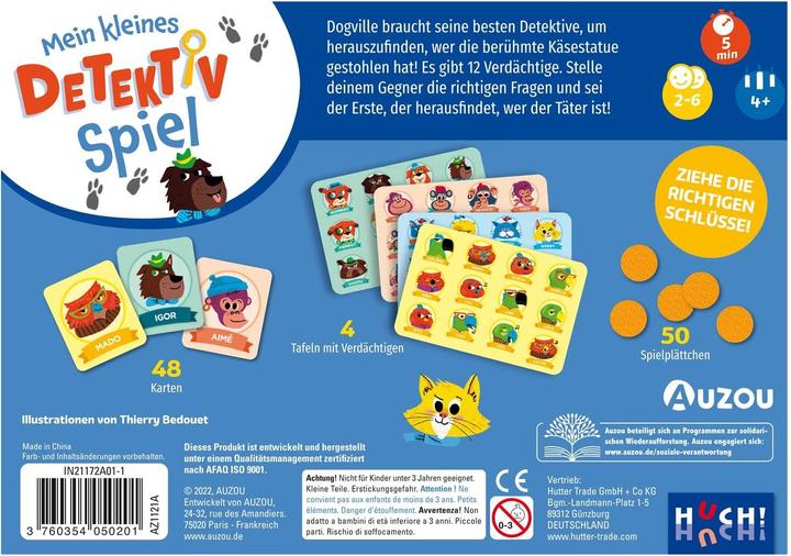 Produktbild Mein kleines Detektiv-Spiel (d) (Deutsch, 2 - 6 Spieler)
