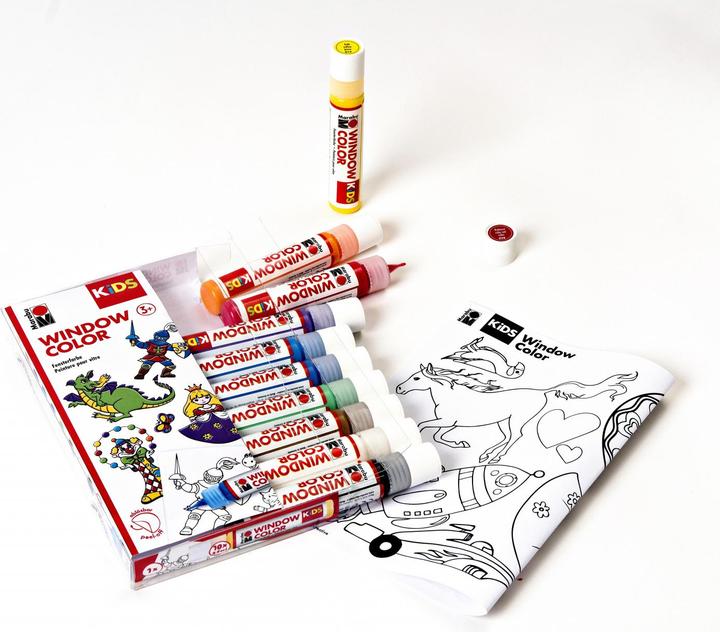 Image du produit Marabu Couleur de la fenêtre Fun & Fancy (Multicolore, 250 ml)