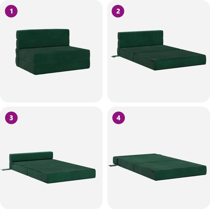 Produktbild vidaXL Klappsofabett