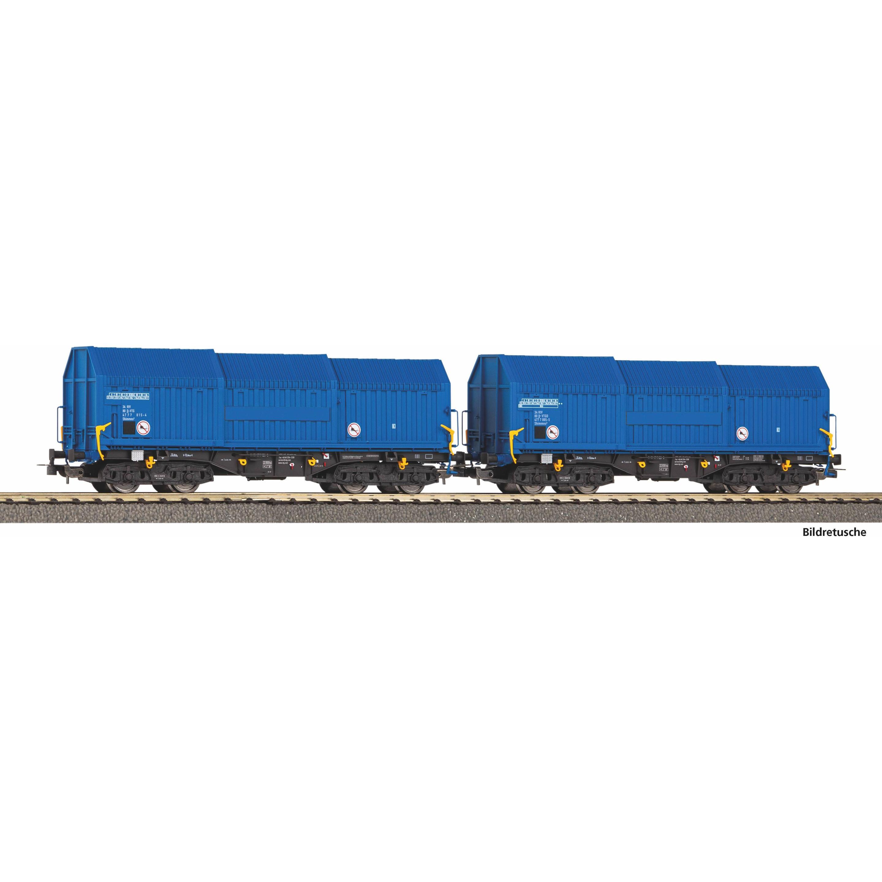 Piko 2er Set Teleskophaubenwagen VTG Ep VI (Traccia H0)