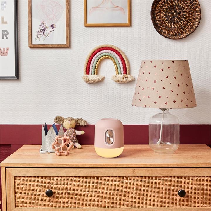 Actual product image Kreafunk Bluetooth speaker and lamp "Glowie" pink (15 h)