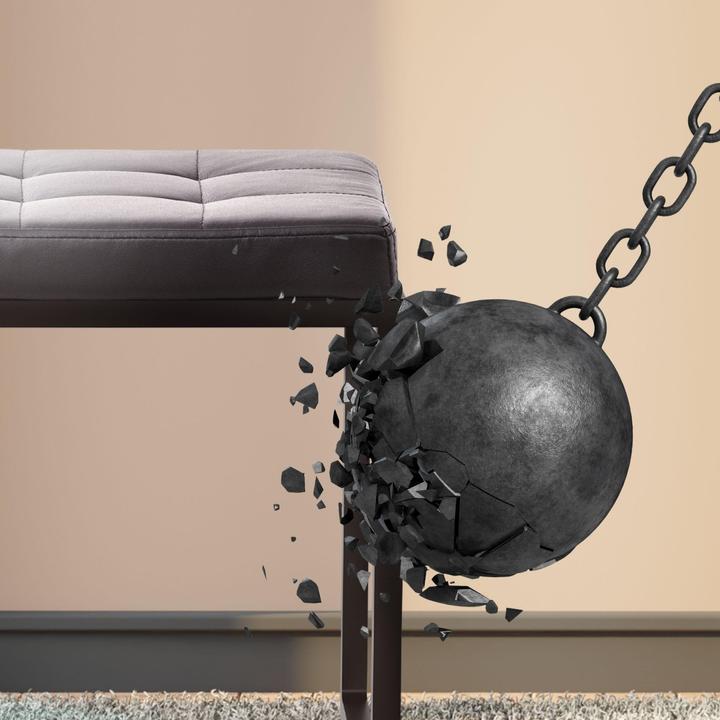 Actual product image CLP Barci stool with upholstery and black iron frame