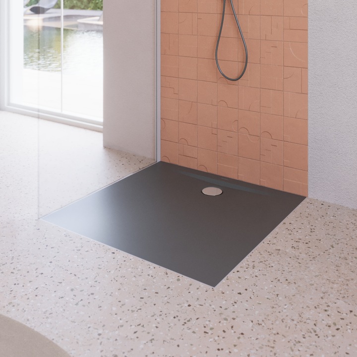 Produktbild Kaldewei Superplan Zero Duschfläche mit Wannenträger extraflach, 900x900mm, 35244798