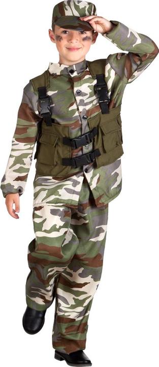 Immagine prodotto Boland Costume da soldato per bambini: uniforme mimetica (140, 146, 152)